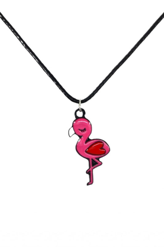 Lantisor cu pandantiv, Flamingo, NO1082, 50 cm, Multicolor