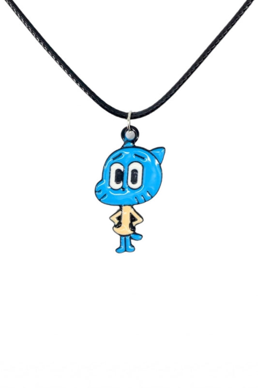 Lantisor cu pandantiv, Gumball, NO1038, 50 cm, Multicolor