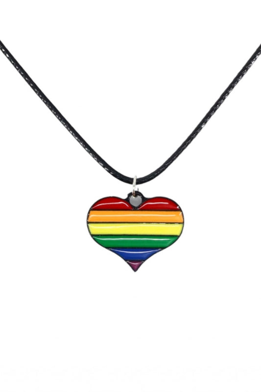 Lantisor cu pandantiv, Inima, NO1107, 50 cm, Multicolor