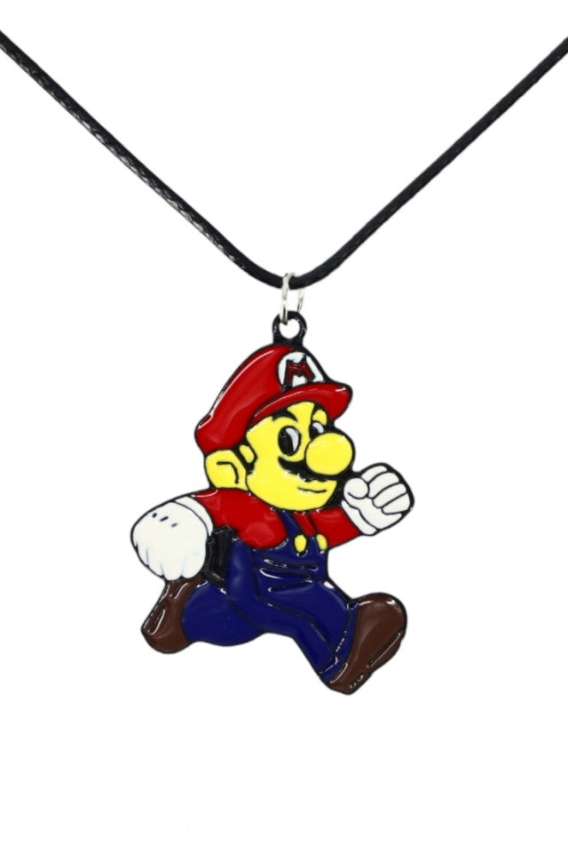 Lantisor cu pandantiv, Mario, NO1115, 50 cm, Multicolor