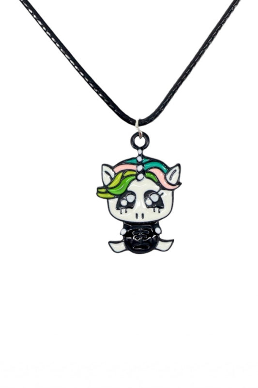 Lantisor cu pandantiv, Micul unicorn, NO1030, 50 cm, Multicolor