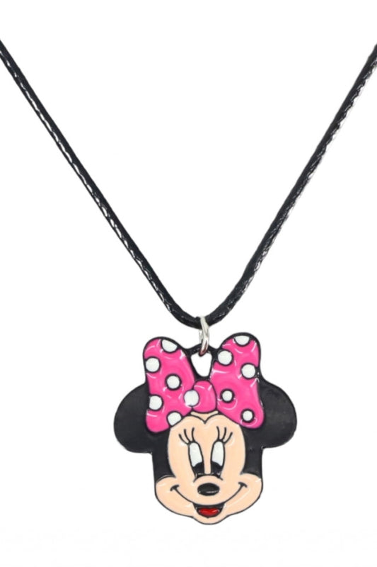 Lantisor cu pandantiv, Minnie, NO1149, 50 cm, Multicolor