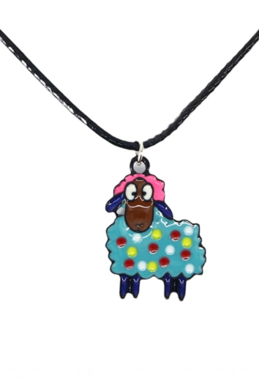 Lantisor cu pandantiv, Oaia dulce, NO1096, 50 cm, Multicolor
