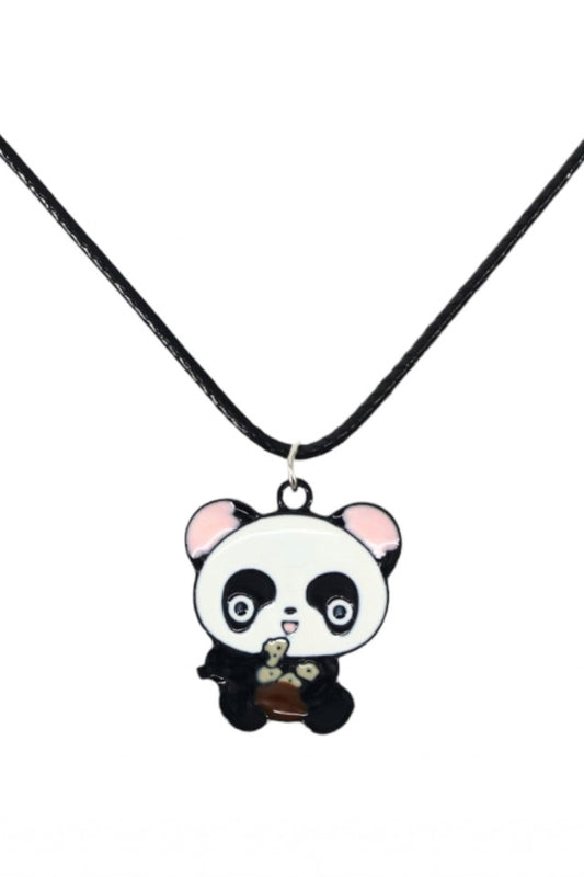 Lantisor cu pandantiv, Panda, NO1070, 50 cm, Multicolor