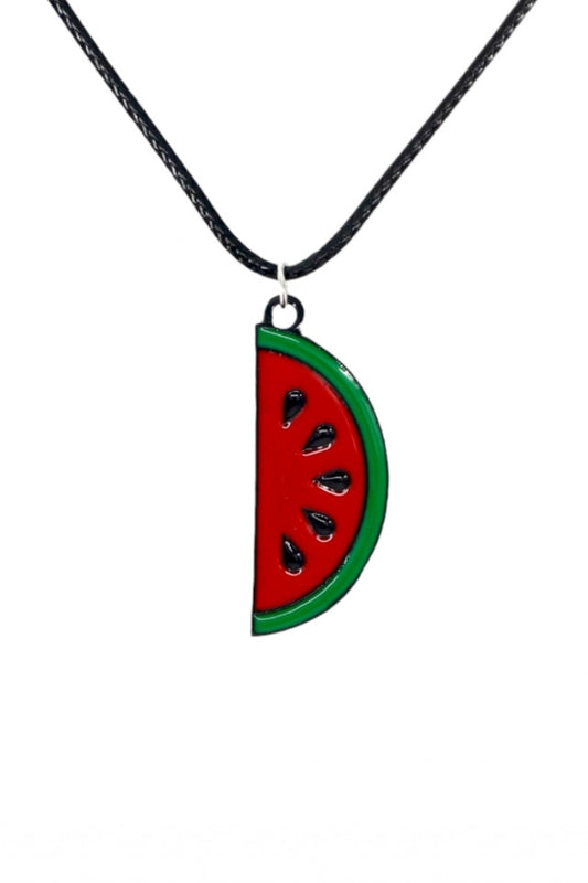 Lantisor cu pandantiv, Pepene, NO1150, 50 cm, Multicolor