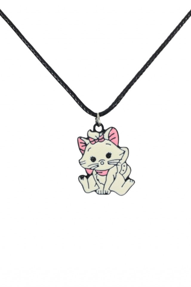 Lantisor cu pandantiv, Pisicuta, NO1114, 50 cm, Multicolor