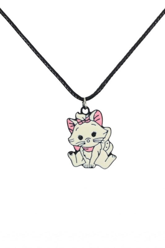 Lantisor cu pandantiv, Pisicuta, NO1114, 50 cm, Multicolor