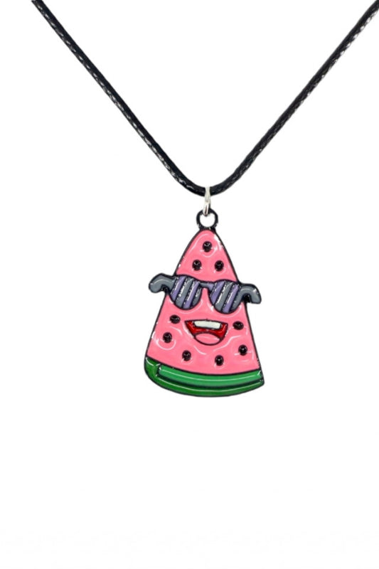 Lantisor cu pandantiv, Pizza, NO1006, 50 cm, Multicolor