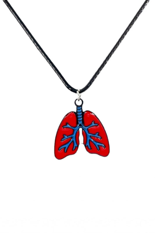 Lantisor cu pandantiv, Plamani, NO995, 50 cm, Multicolor