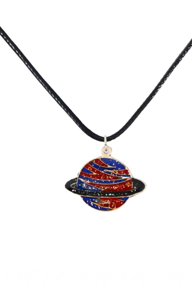 Lantisor cu pandantiv, Planeta, NO1113, 50 cm, Multicolor