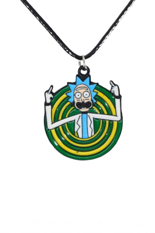 Lantisor cu pandantiv, Rick and Morty, NO1139, 50 cm, Multicolor