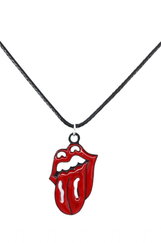 Lantisor cu pandantiv, Rolling Stones, NO1190, 50 cm, Multicolor