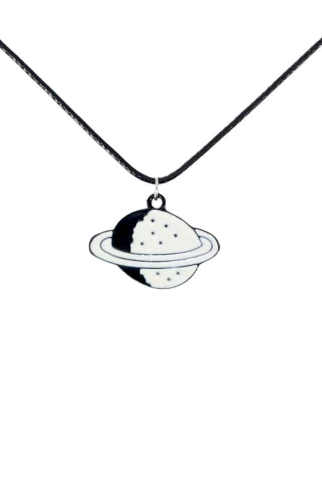 Lantisor cu pandantiv, Saturn, NO1019, 50 cm, Multicolor