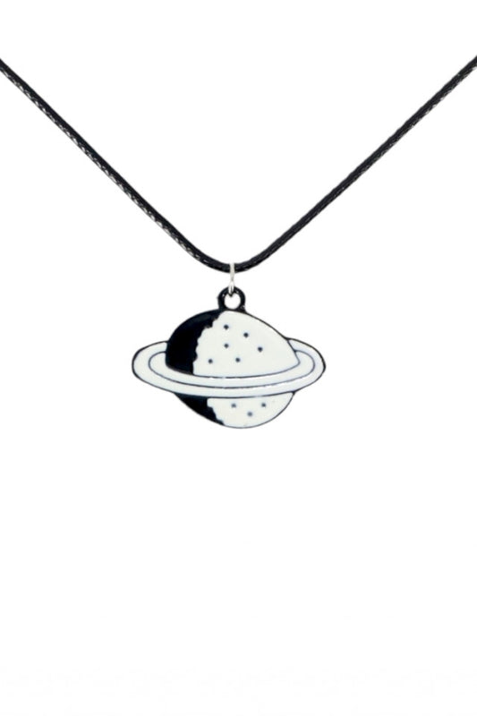 Lantisor cu pandantiv, Saturn, NO1019, 50 cm, Multicolor