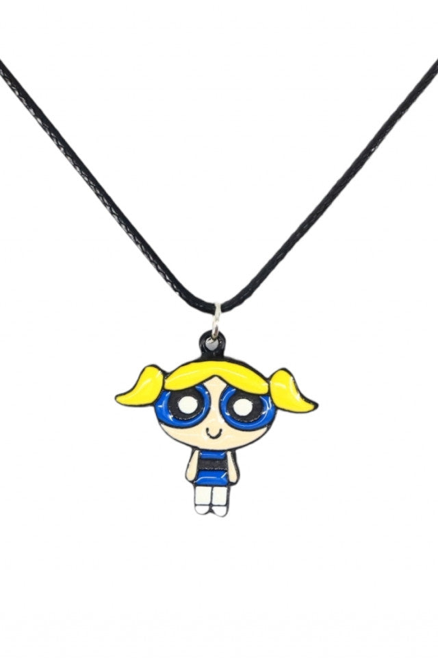 Lantisor cu pandantiv, The Powerpuff Girls, NO1136, 50 cm, Multicolor
