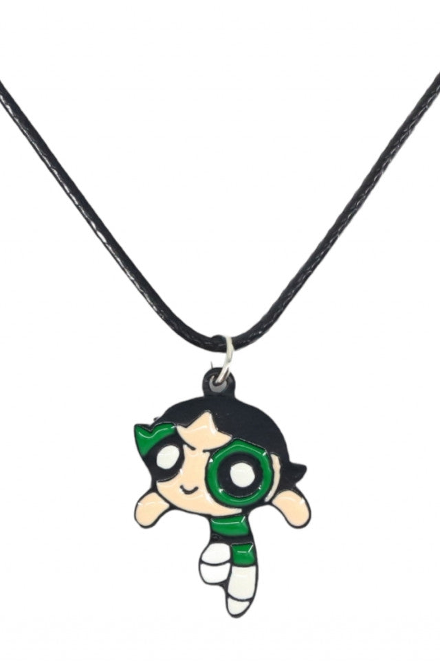 Lantisor cu pandantiv, The Powerpuff Girls, NO1151, 50 cm, Multicolor