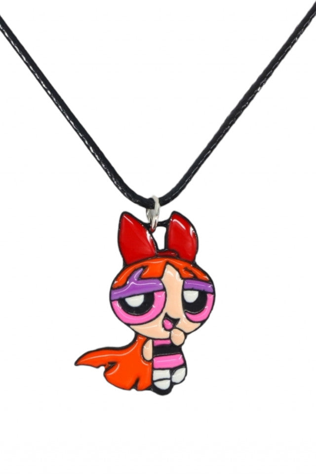 Lantisor cu pandantiv, The Powerpuff Girls, NO1163, 50 cm, Multicolor