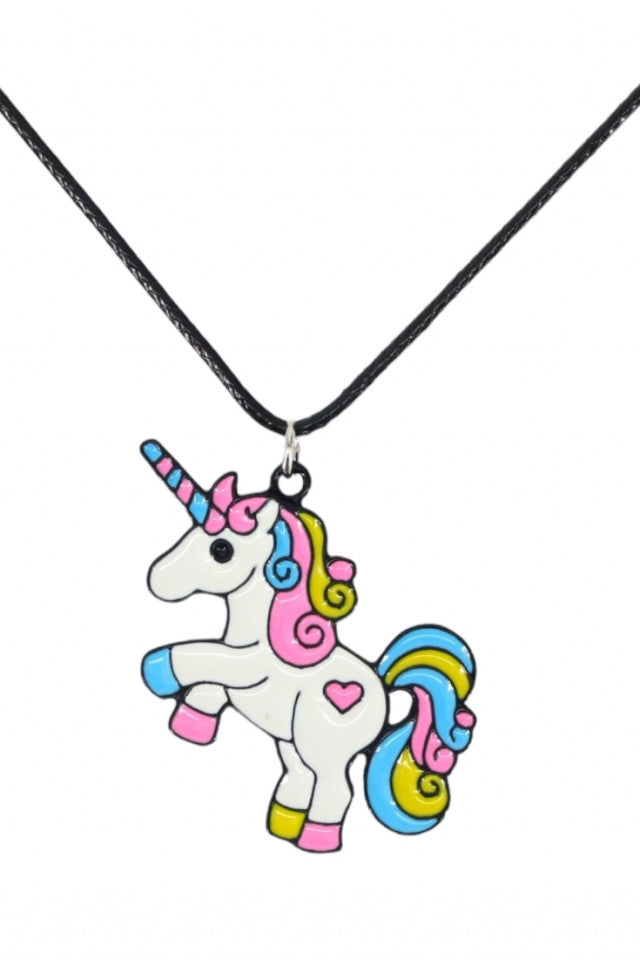 Lantisor cu pandantiv, Unicorn, NO1166, 50 cm, Multicolor