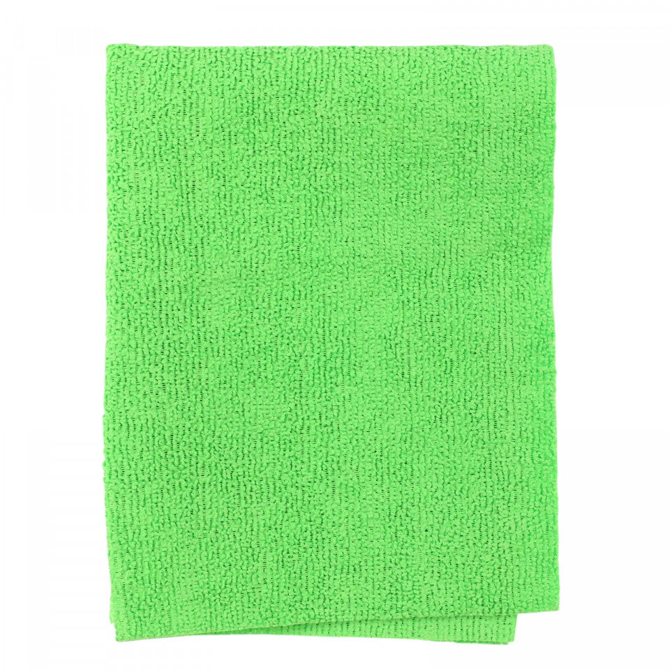 Laveta din microfibra pentru geam sau oglinda, NO634, 30 x 40 cm, Verde