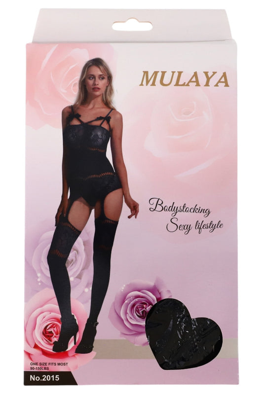 Lenjerie sexy, Tip body, NO2015, One Size INTL, Negru