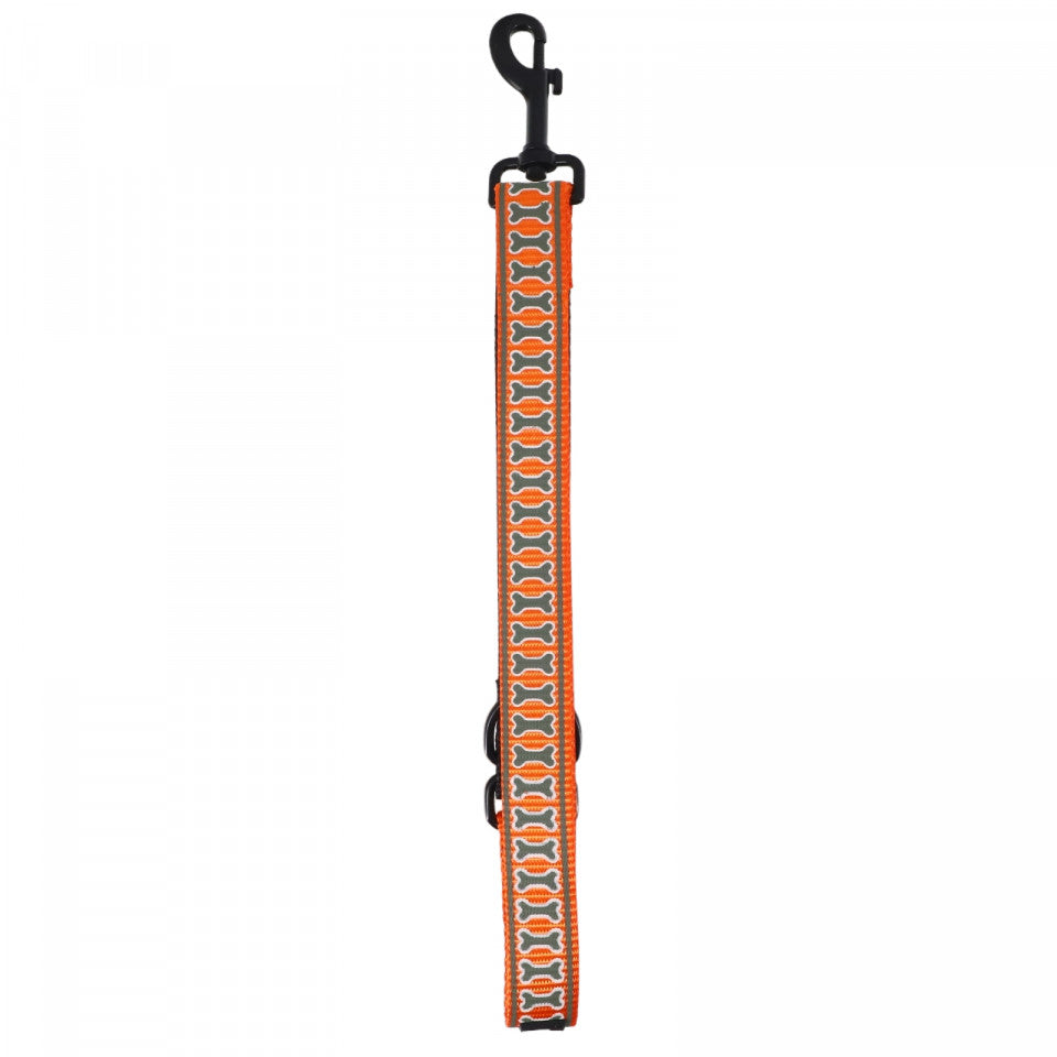 Lesa caini, elemente fosforescente, NO544, 120 cm, Portocaliu