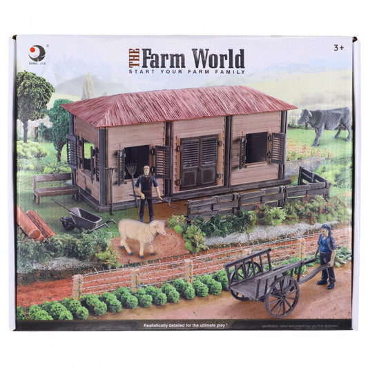 Macheta ferma de animale, diorama, cu detalii realiste, NO.2020-1, 3 ani