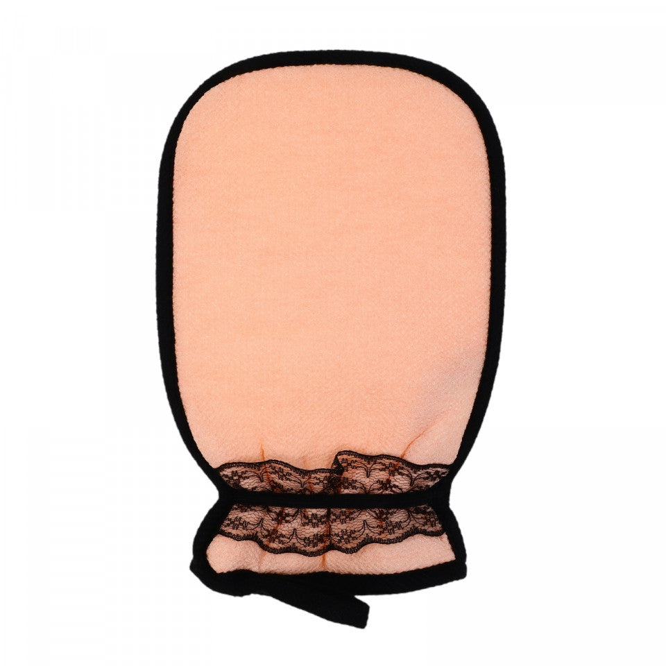 Manusa exfolianta de baie, NO6482, 22 x 15 cm, Roz