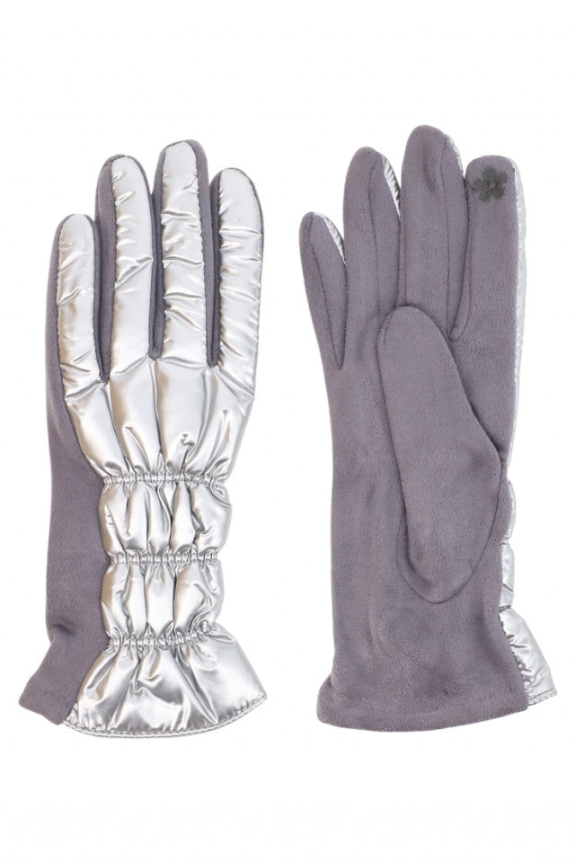 Manusi dama, aspect fas, NO2464, L, Gri deschis