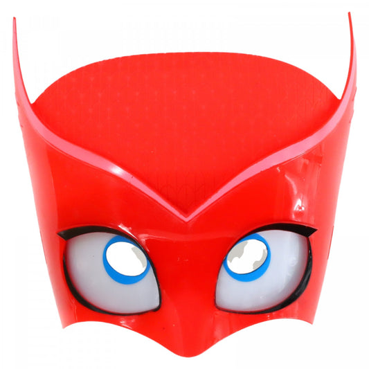 Masca Pjmasks, cu lumina, Halloween, NO5354, 15 x 16 cm, Rosu