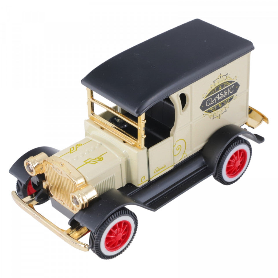 Masina metalica, 1925 Ford Model T, Pullback, Deschidere usi, 1:32, Alb