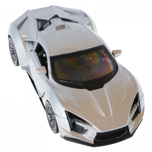 Masina metalica, Lykan Hypersport Fenyr, Pullback, Deschidere usi, 1:36, Gri