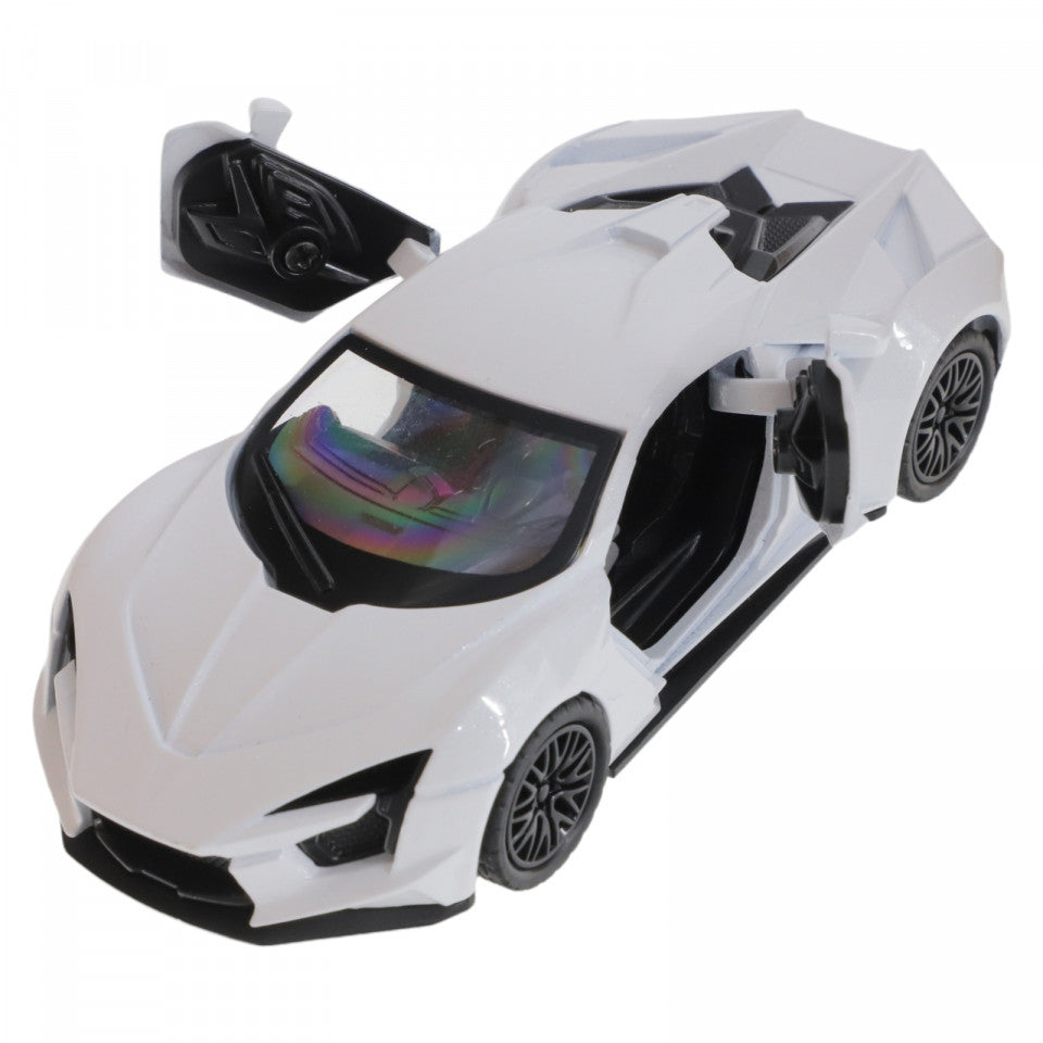 Masina metalica, Lykan Hypersport Fenyr, Pullback, Deschidere usi, 1:36, Alb