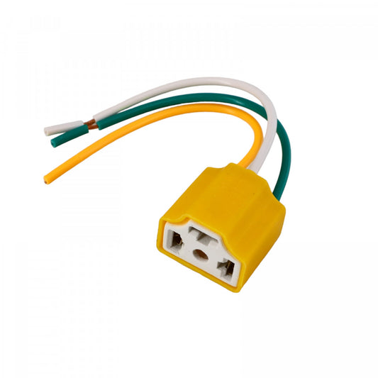 Mufa bec auto pentru soclu H4 L, cu cablu, NO423, Galben