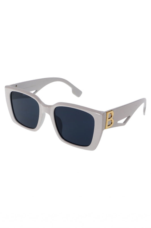 Ochelari de soare, Protectie UV, NO10156, Alb