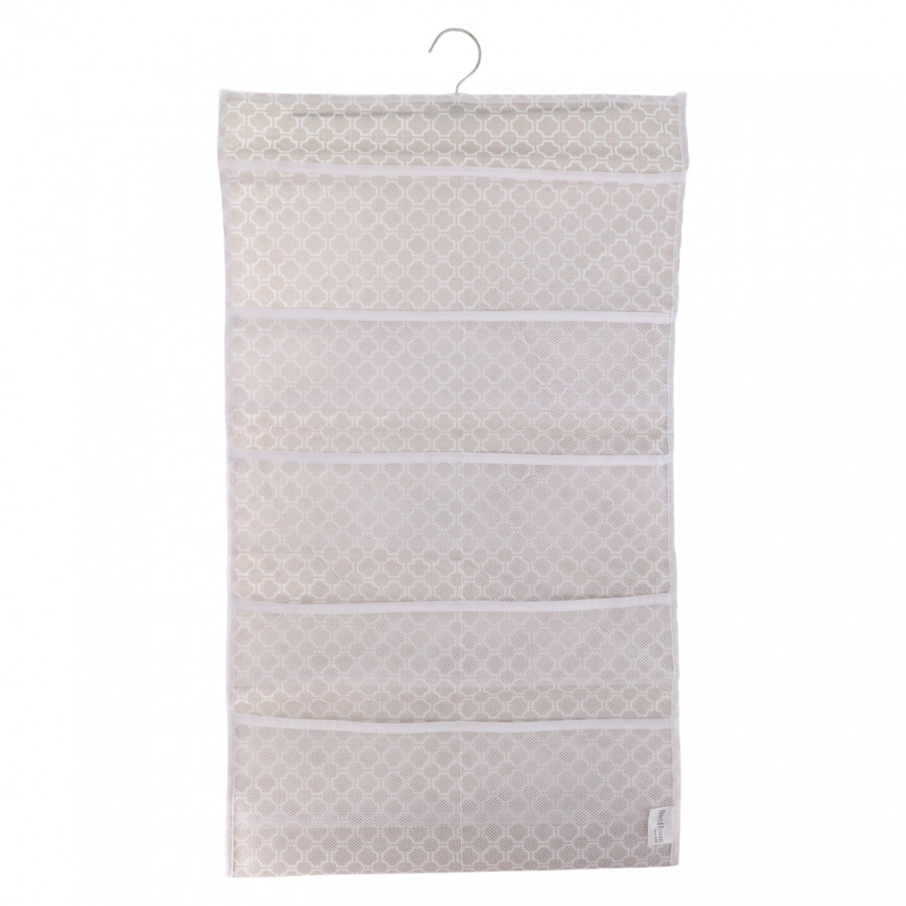 Organizator pentru lenjerie intima cu agataroare pentru dulap, NO5052, 40 x 78 cm, Bej