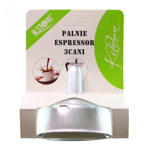 Palnie pentru espressor de cafea pentru aragaz, 3 cesti