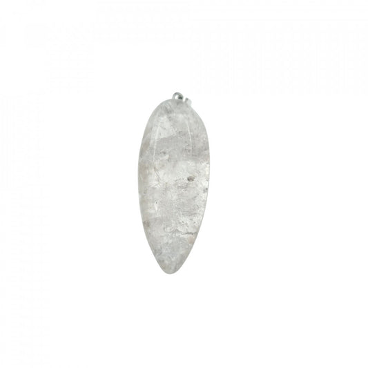 Pandantiv Dama, din piatra semipretioasa Cristal de Quartz, 5 cm