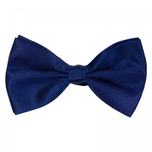 Papion pentru barbati, aspect matasos, NO5939, 12.5 x 6.5, Bleumarin