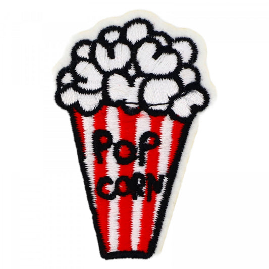 Patch brodat, Popcorn, NO3563, 4 x 6 cm, Multicolor