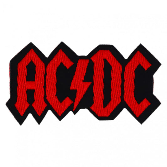 Petic textil, Patch brodat, AC/DC, NO339, 3.3 x 6.3 cm, Multicolor