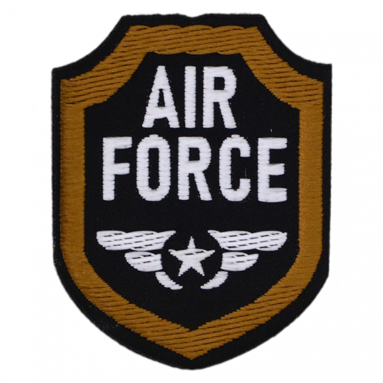 Petic textil, Patch brodat, AIR FORCE, NO7467, 3.9 x 5 cm, Multicolor