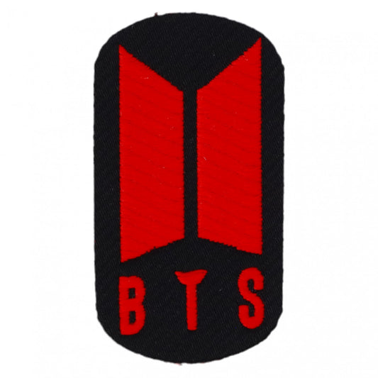 Petic textil, Patch brodat, BTS, NO3431, 3 x 5.5 cm, Multicolor