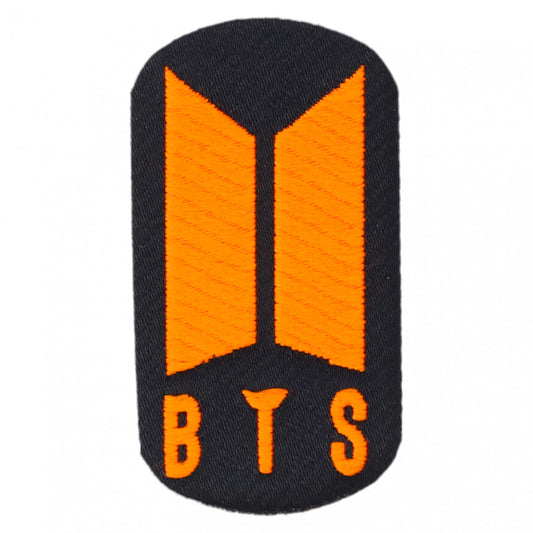 Petic textil, Patch brodat, BTS, NO940, 3 x 5.3 cm, Multicolor