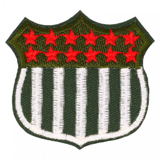 Petic textil, Patch brodat, Emblema, Star, NO416, 5.5 x 5.8 cm, Multicolor