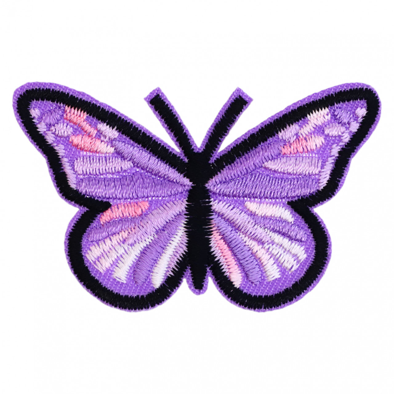 Petic textil, Patch brodat, Fluture, NO947, 4 x 6.4 cm, Multicolor