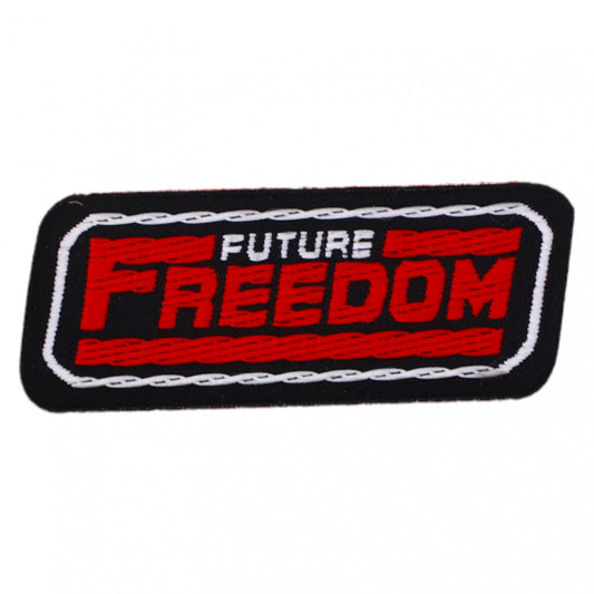 Petic textil, Patch brodat, Future Freedom, NO8091, 2.2 x 5.4 cm, Multicolor
