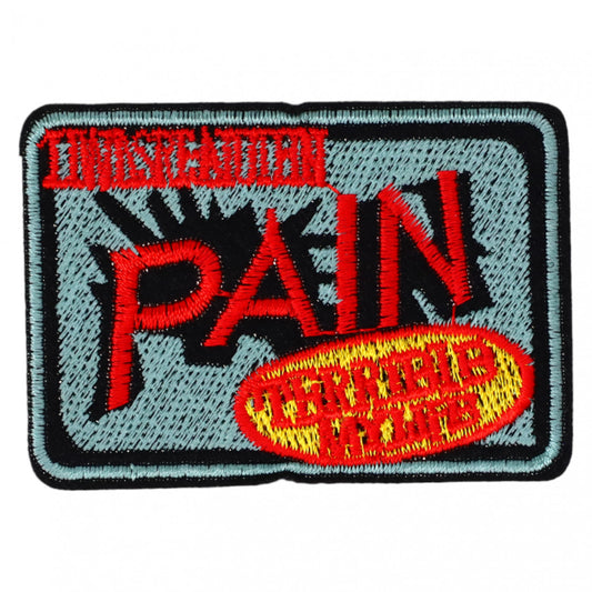 Petic textil, Patch brodat, Pain, NO417, 4.6 x 6.5 cm, Multicolor