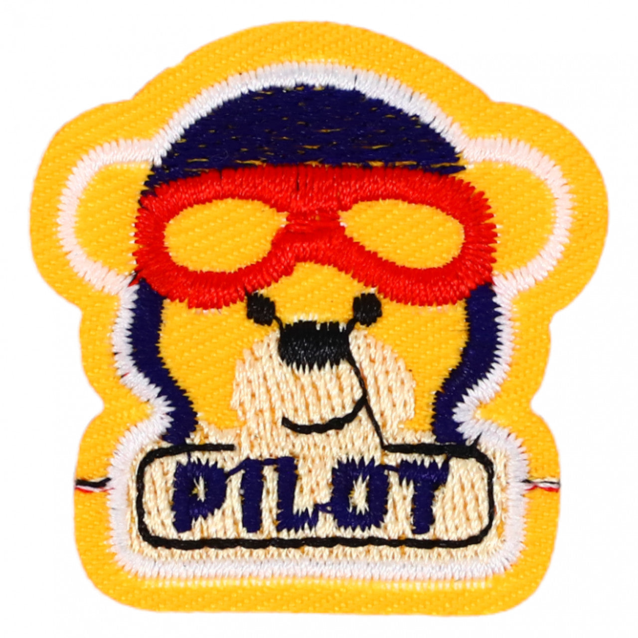 Petic textil, Patch brodat, Pilot, NO2581, 4 x 3.8 cm, Multicolor