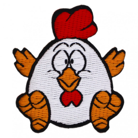 Petic textil, Patch brodat, Puisor, NO503, 4.3 x 5 cm, Multicolor