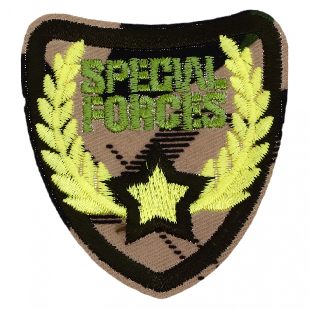 Petic textil, Patch brodat, SPECIAL FORCES, NO534, 5.5 x 5.5 cm, Multicolor